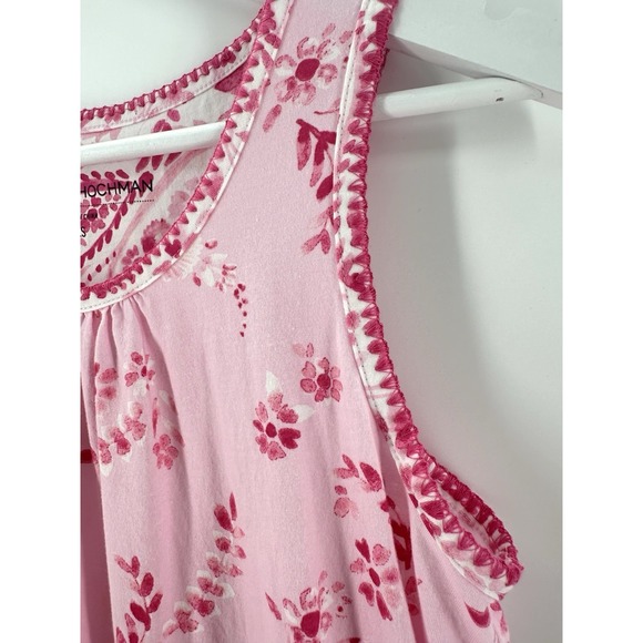 Carole Hochman Pink Floral Pajama Dress Robe Set Size M Loungewear Q1009 - Picture 15 of 16